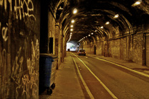 [ photo: Tunnel Under London Bridge Viaduct 2, London, England, UK, May 2006 (img 112-092) ]