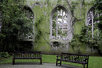 [ photo: Ruins of Church of St Dunstan in the East 2, London, England UK, May 2008 (img 149-098) ]