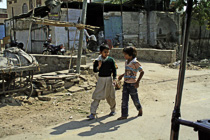[ photo: Ajmer Streets-Young Friends Out for a Walk, Rajasthan, India, February 2010 (img 184-050) ]