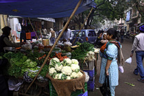 [ photo: Shopping for Dinner, Friends Colony, New Delhi, NCT Delhi, India, February 2010 (img 186-028) ]