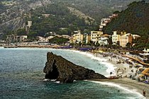 [ photo: Monterosso al Mare New Town Beach, Cinque Terre, La Spezia, Italy, August 2012  (img 263-035) ]