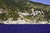 [ photo: Corniglia from Offshore, Cinque Terre, La Spezia, Italy, August 2012  (img 265-050) ]