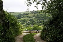 [ photo: Luddenden Valley View, Oats Royd Mill, Luddenden, West Yorkshire, England UK, June 2009 (img 171-001) ]
