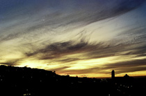 [ photo: Sunset on 8th Ave, San Francisco, California, USA, May 1994 (img NC-0921-04) ]
